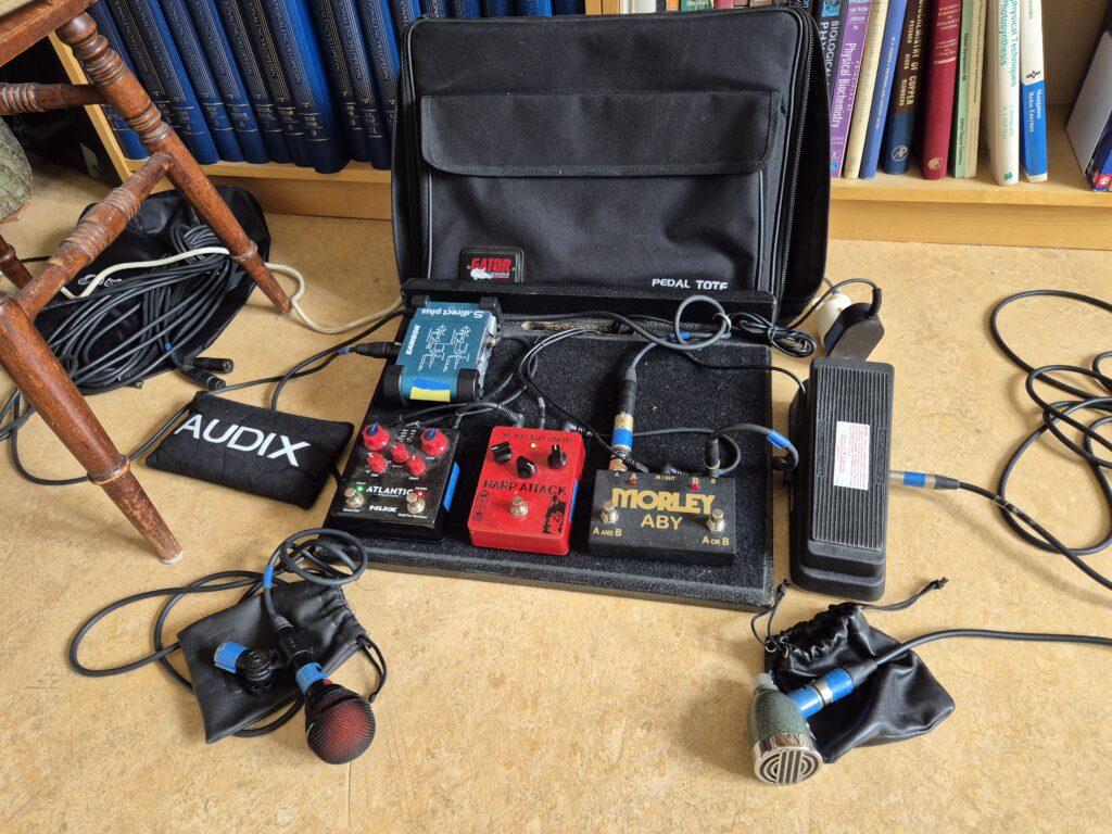Microphones and pedalboard 2026
