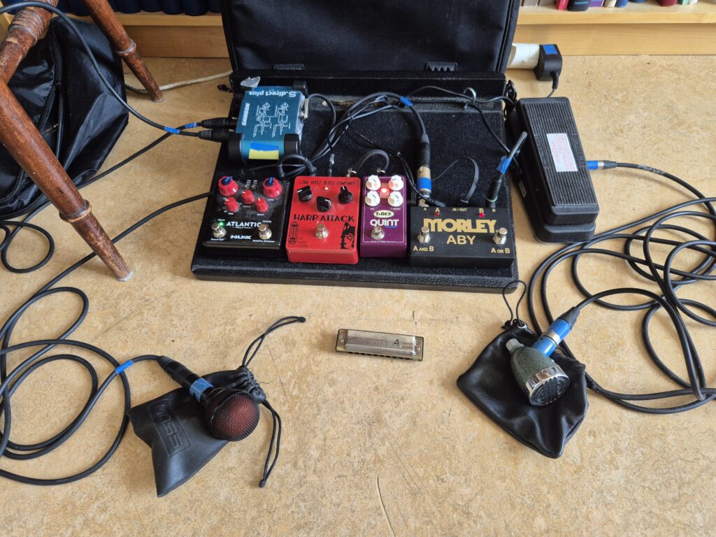 Microphones and pedalboard 2026